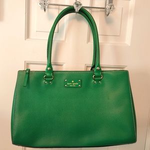 Katrina Spade Kelly Green Tote